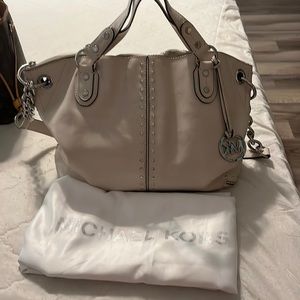 Winter white Michael Kors purse with dust bag